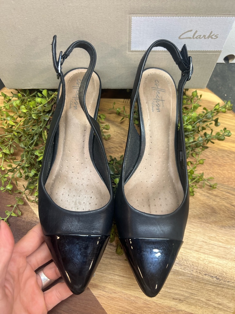 Clarks Linvale Emmy Slingback Heels